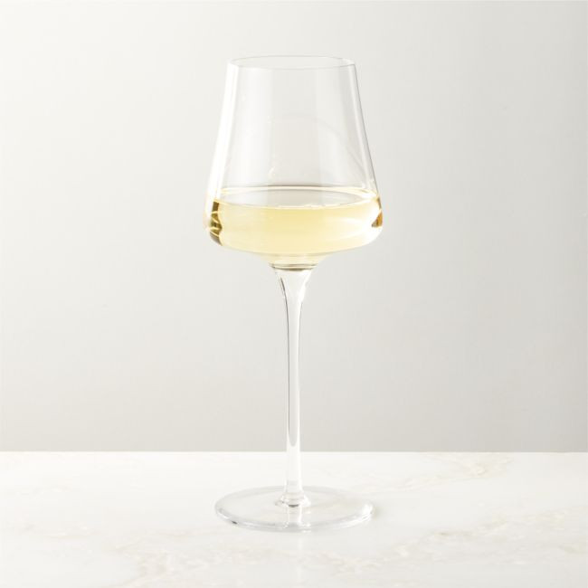 Estera Clear White Wine Glass | CB2