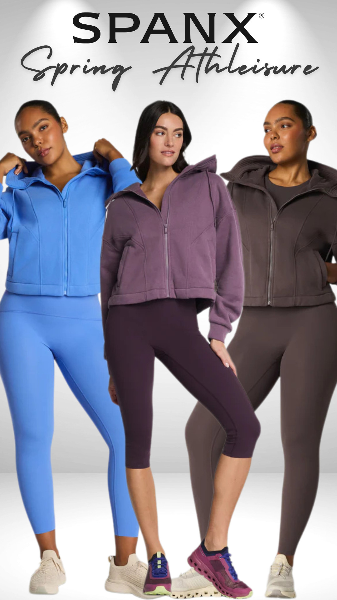 @Spanx Spring Sale - March 12-15!

SPANX BoostUp Athleisure Sets 💜

These flattering SPANX leggings and cotton fleece hoodies are perfect for gym outfits, athleisure sets, travel outfits, and casual everyday activewear — and they’re included in the March LTK Spring Sale (March 12–15).

Supportive mid-tummy compression leggings, sculpting full-length leggings, and cozy zip hoodies make these sets perfect for workouts, errands, travel days, and comfortable athleisure outfits.

Colors featured:
Aster
Prune
Dark Cacao
Blackberry

Pieces in this edit:
• BoostUp Cotton Fleece Full Zip Hoodie
• BodyLine Cropped Leggings with Mid-Tummy Compression (19")
• Booty Boost® Full-Length Leggings
• BodyLine 7/8 Leggings with Mid-Tummy Compression

Perfect for spring gym outfits, pilates outfits, yoga outfits, running errands, travel outfits, and everyday athleisure style.

↓ Everything is linked! 

#LTKTravel #LTKSpringSale #LTKActive