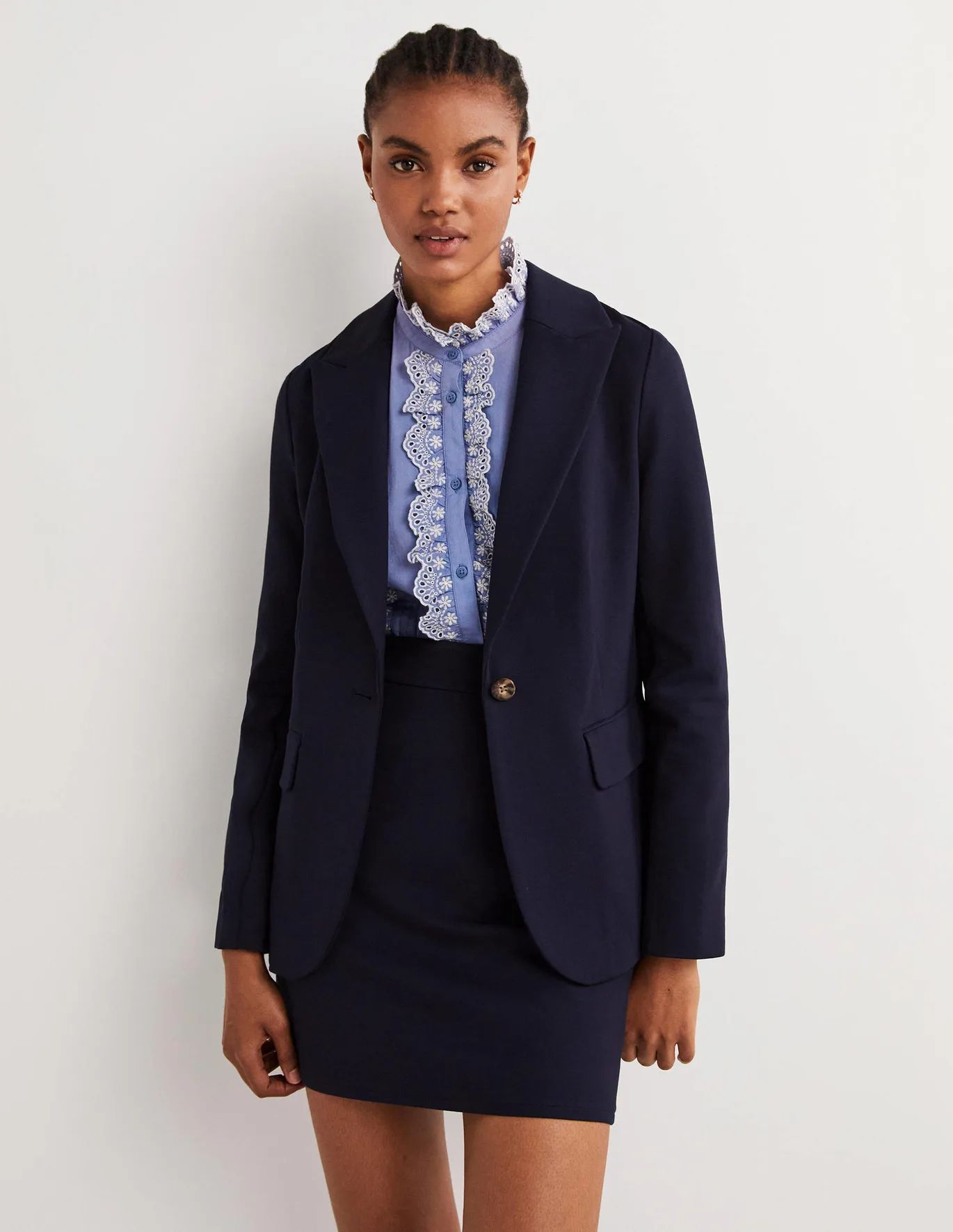 Tailored Stretch Jersey Blazer | Boden (US)