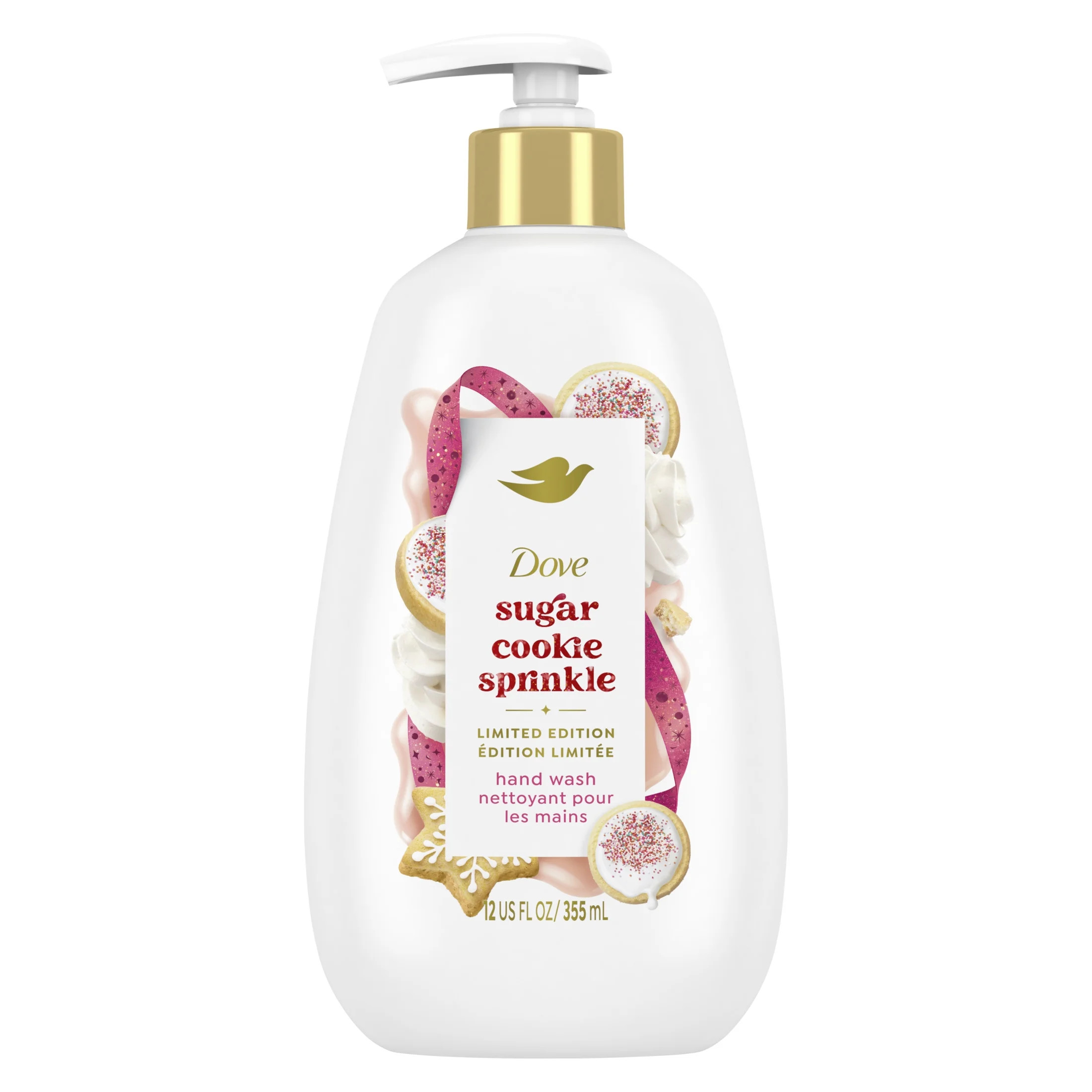 Dove Sugar Cookie Liquid Hand Wash for Deep Nourishment Holiday Treats Limited Edition, 12 oz | Walmart (US)