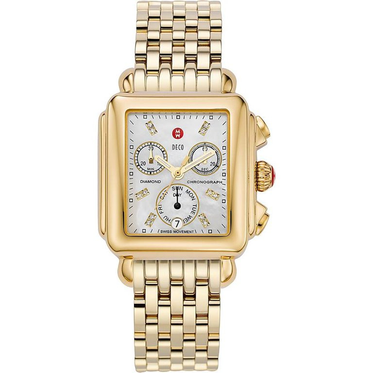 Michele Deco Day Diamond Ladies 33mm Watch MWW06P000016 | Walmart (US)
