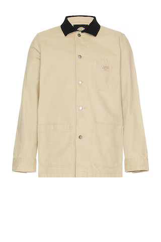 Dickies Duck Unlined Chore Coat in Stonewashed Desert Sand | FWRD | FWRD 
