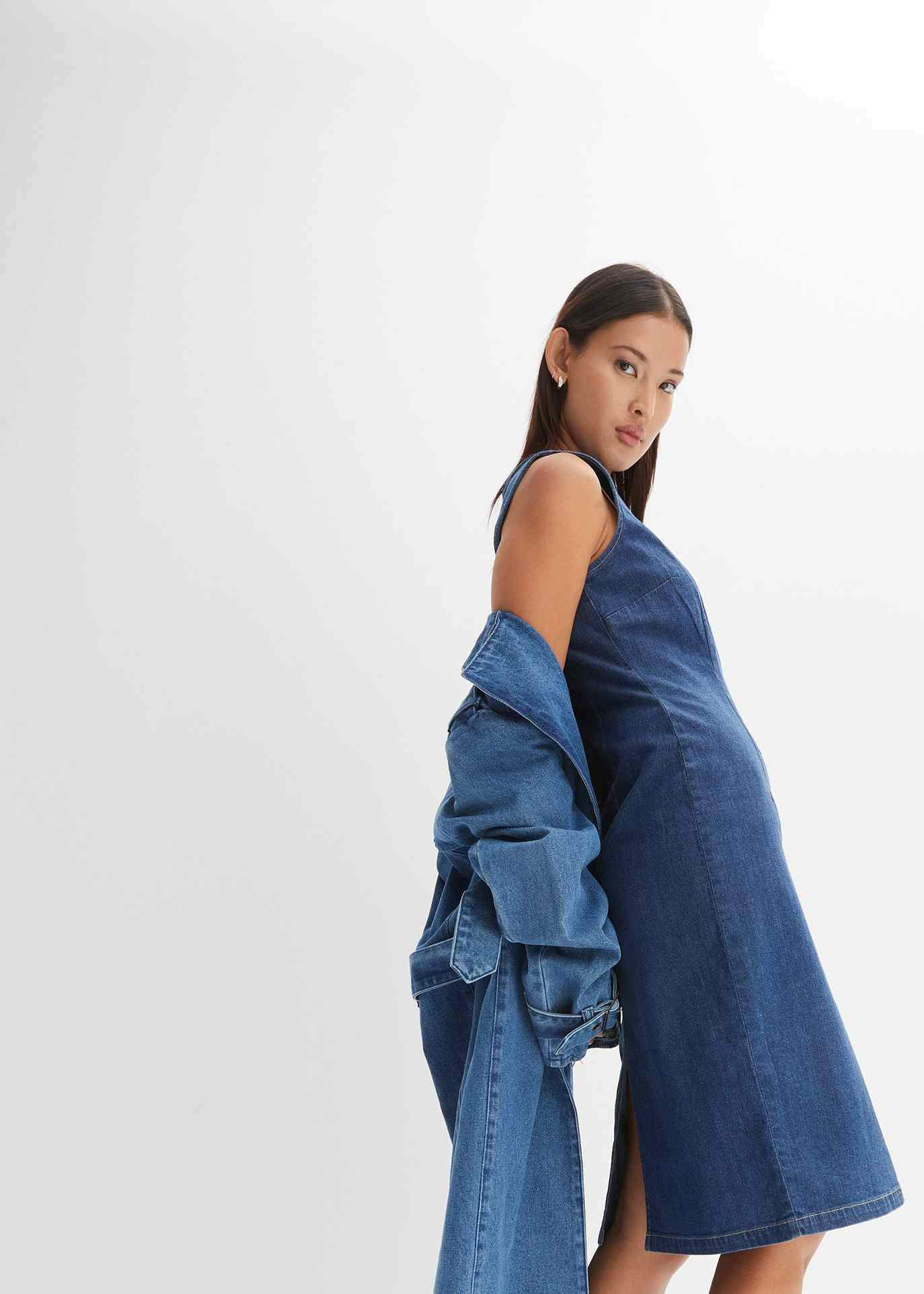 Jeanskleid in Midilänge | Bonprix DE