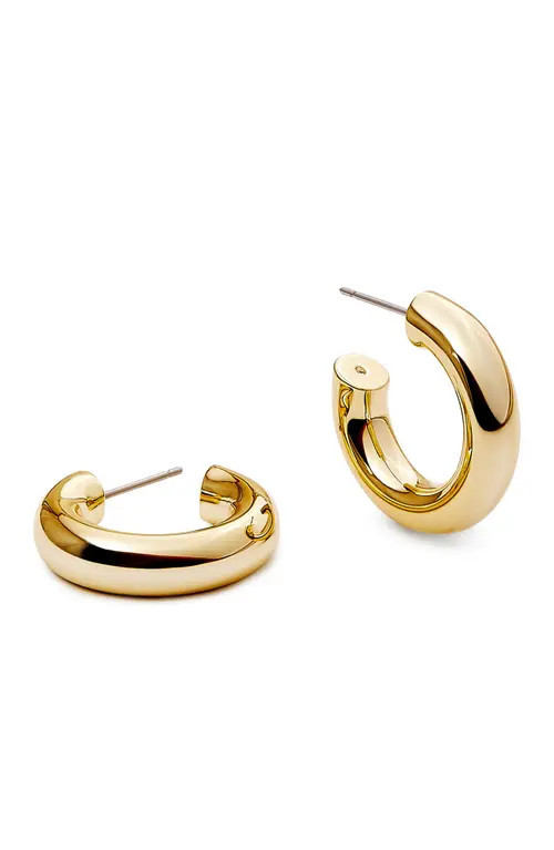 Ana Luisa Hoop Earrings - Tia Mini in Gold at Nordstrom, Size X-Small | Nordstrom