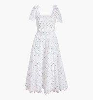 The Ribbon Ellie Nap Dress - Cherry Organza Dot | Hill House Home