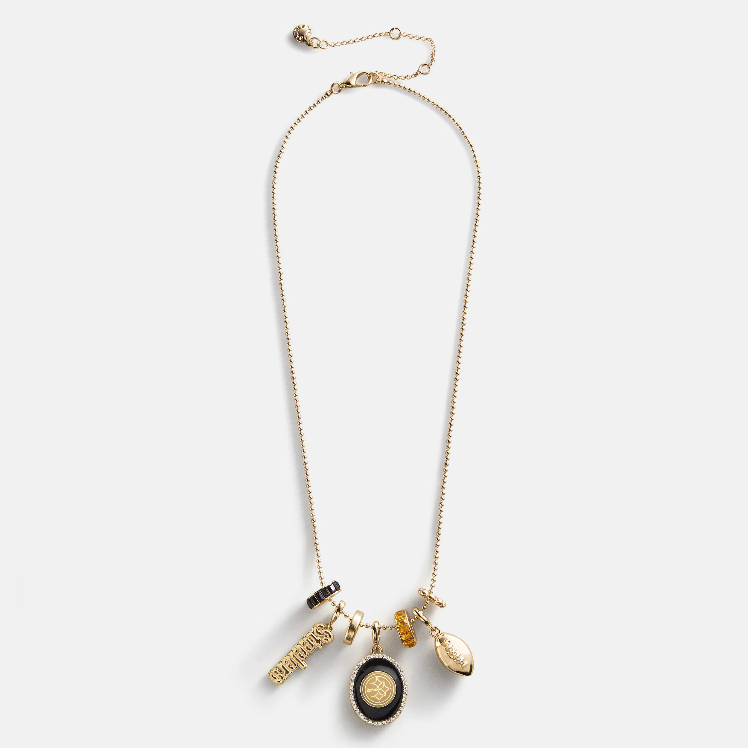 NFL Cluster Charm Necklace - Pittsburgh Steelers | BaubleBar