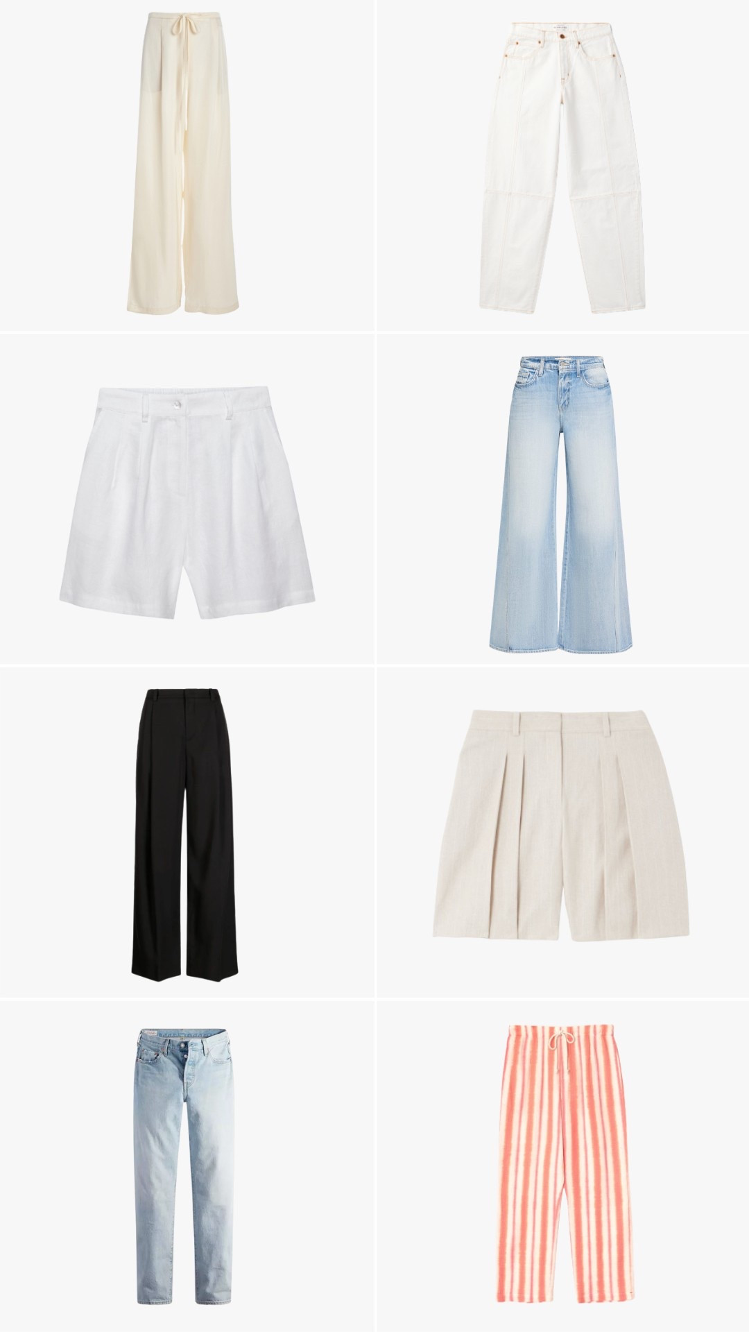 Summer pants and shorts