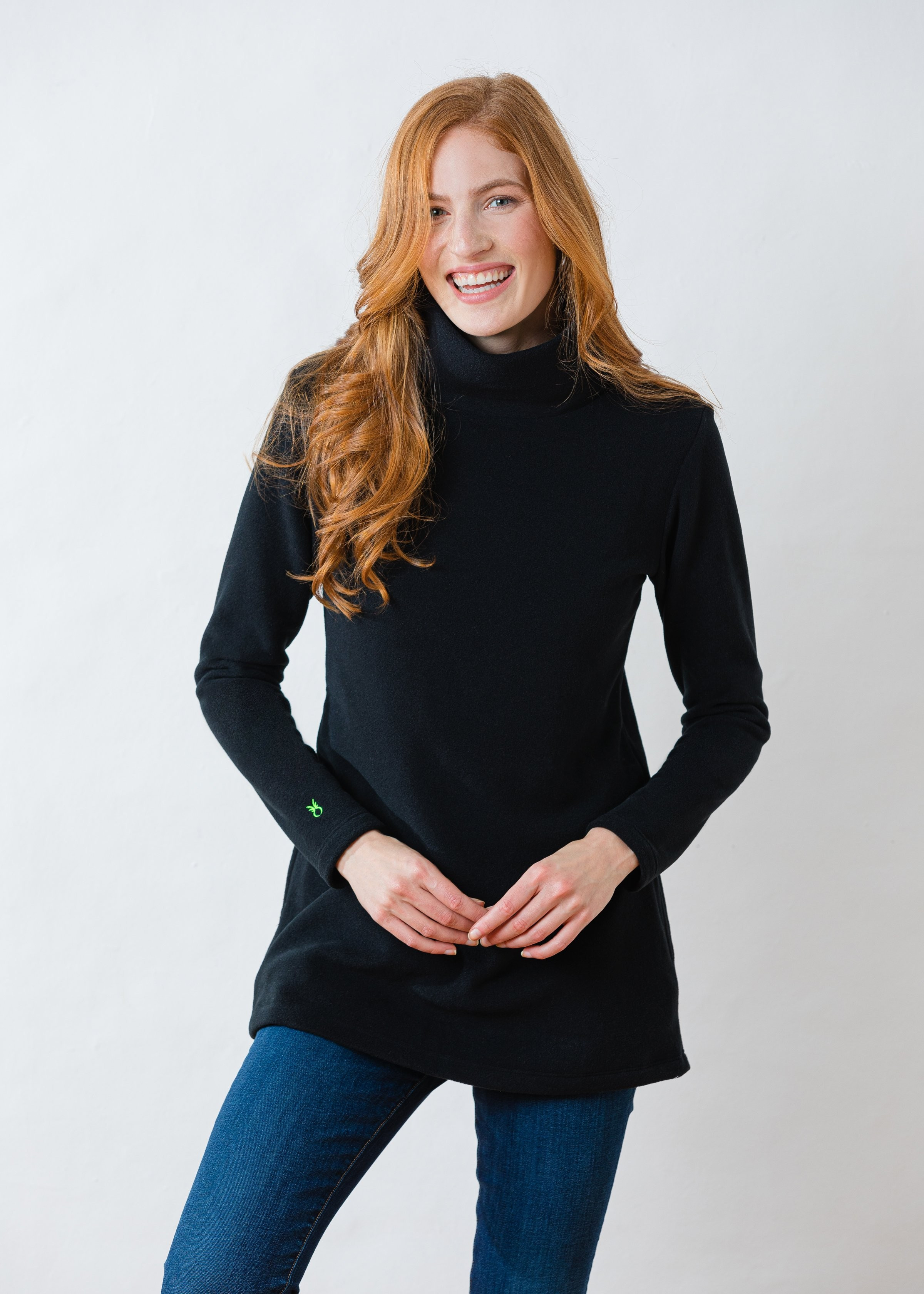 Cobble Hill Turtleneck (Black) | Dudley Stephens