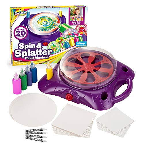 Creative Kids Spin & Paint Art Kit - Spinning Art Machine + Flexible Splatter Guard + 5 Bottles o... | Amazon (US)