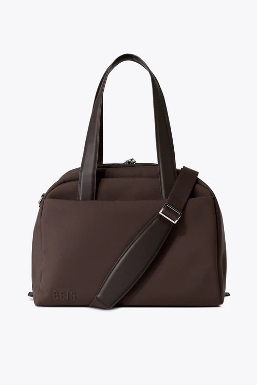 BÉIS ‘The Luggage Tag’ in Espresso - Brown Luggage and Baggage Tags for Travel | BEIS