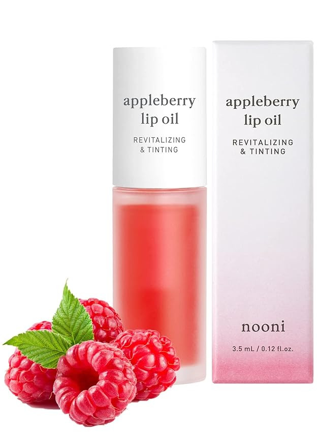 NOONI Korean Lip Oil - Appleberry | Lip Stain, Gift, Long-Lasting, Moisturizing, Plumping, Revita... | Amazon (US)