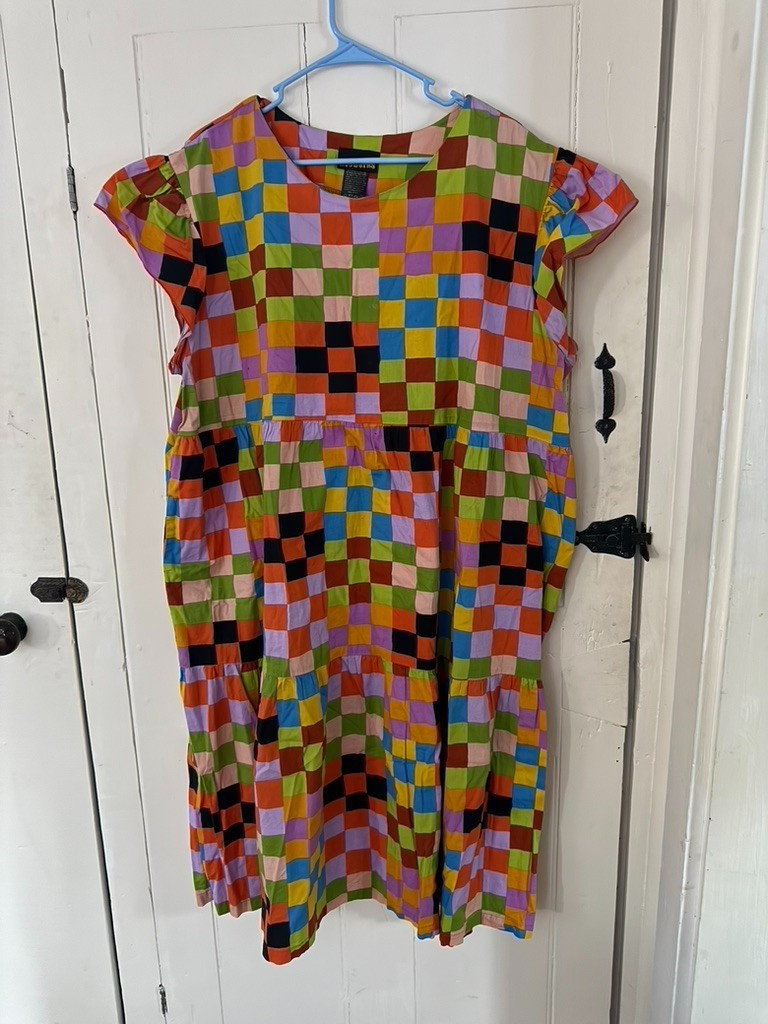 Nooworks Dress Frida w Pockets Carnival Pattern EUC 3XL Cotton Super Cute! | eBay US