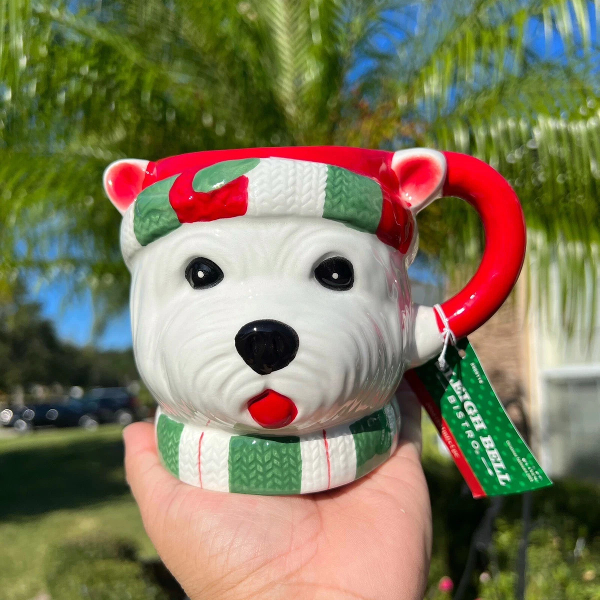 Westie Mug Christmas West Highland Terrier Dog Red Puppy Coffee Gift 16oz New  | eBay | eBay US