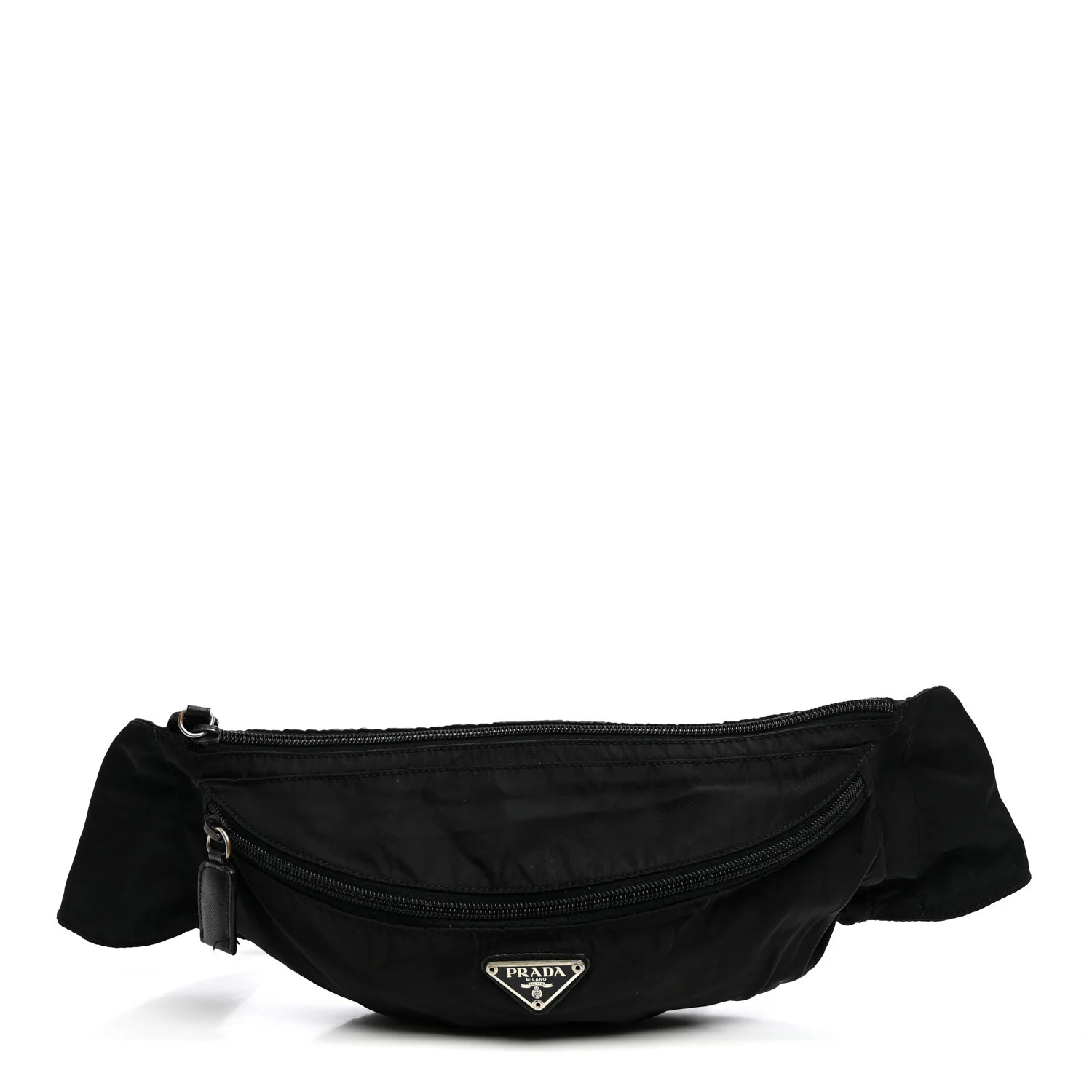 Prada Tessuto Nylon Belt Bag Black 1949075 | FASHIONPHILE (US)