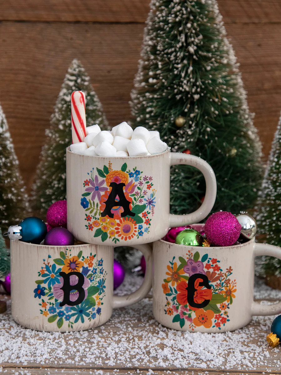 Initial Coffee Mug - A | Natural Life