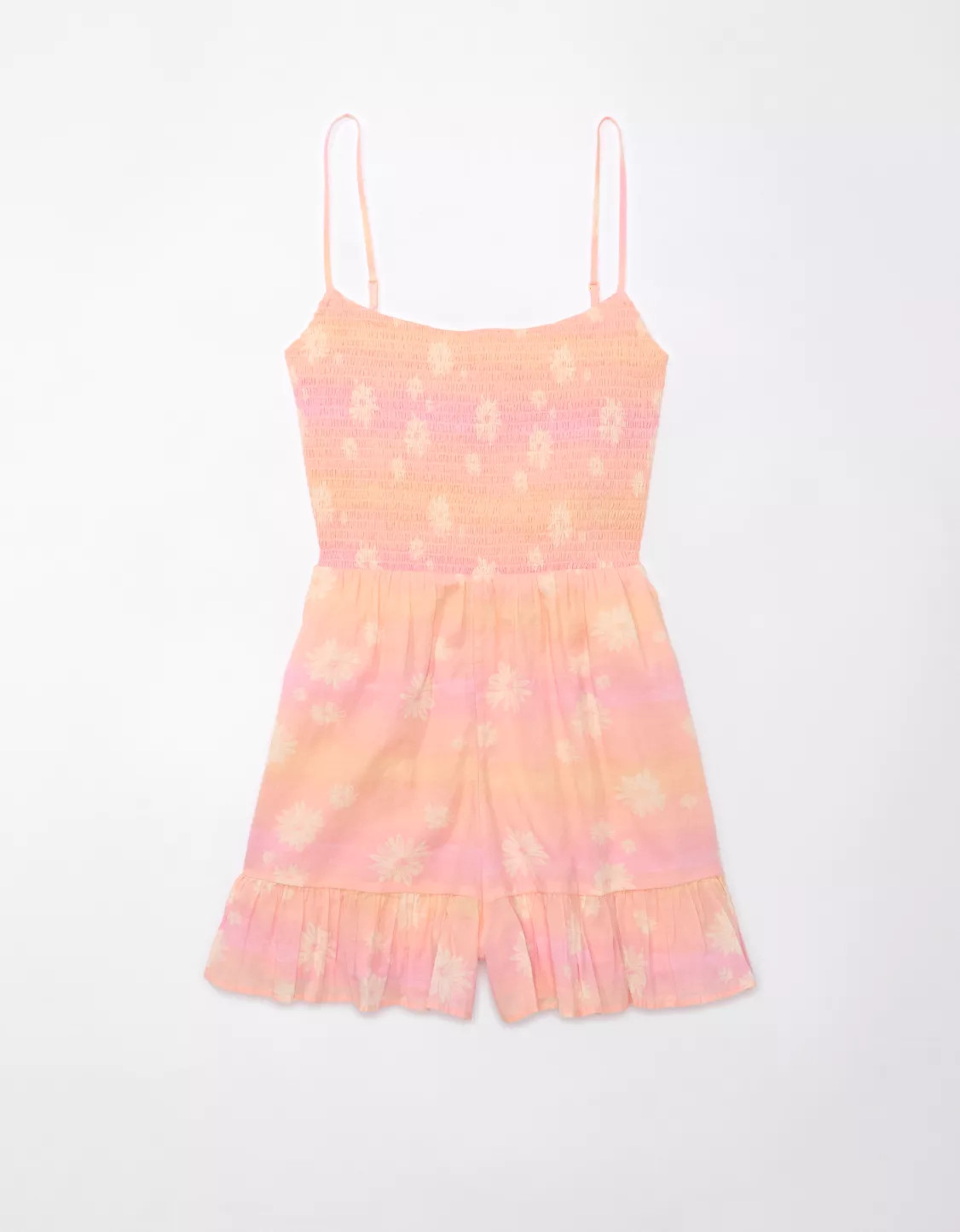 AE Smocked Cut-Out Romper | American Eagle Outfitters (US & CA)