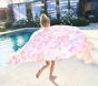 LoveShackFancy Damask Kid Beach Towel UPF 50+ | Pottery Barn Kids