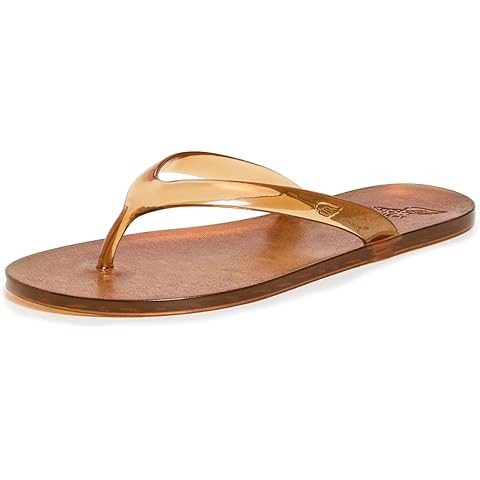 Amazon.com | CUSHIONAIRE Splash Jelly Flip Flops for Women With Flexible Sole, Soft Footbed Summe... | Amazon (US)