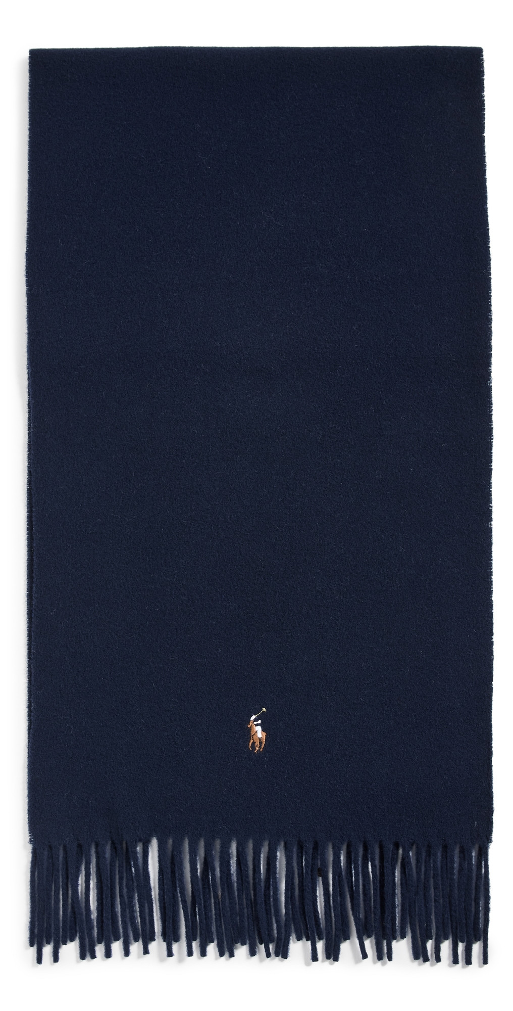 Polo Ralph Lauren Signature Italian Virgin Wool Scarf Hunter Navy One Size | Shopbop