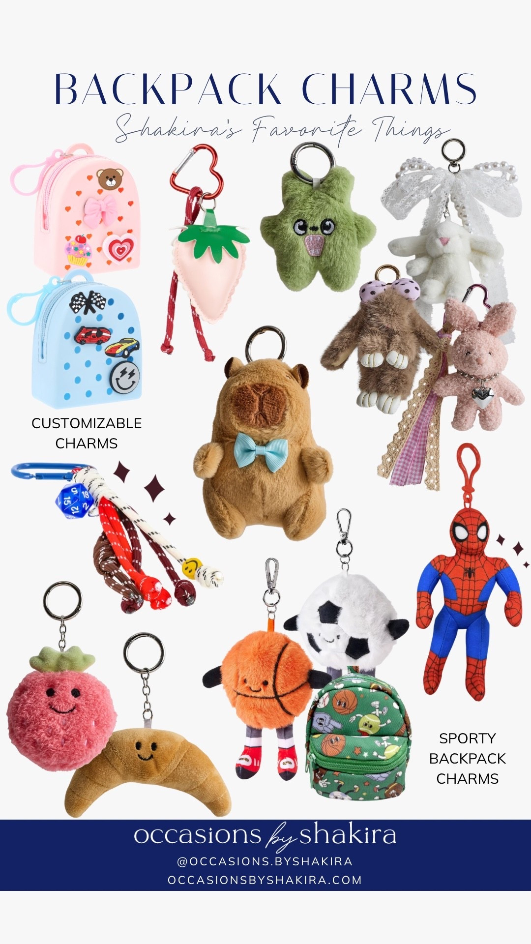 Adorable backpack charms for back to school.

#LTKmomlife #LTKKids #LTKSeasonal