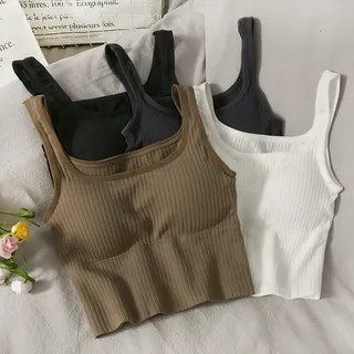 Lemongrass - Cropped Tank Top | YesStyle | YesStyle Global