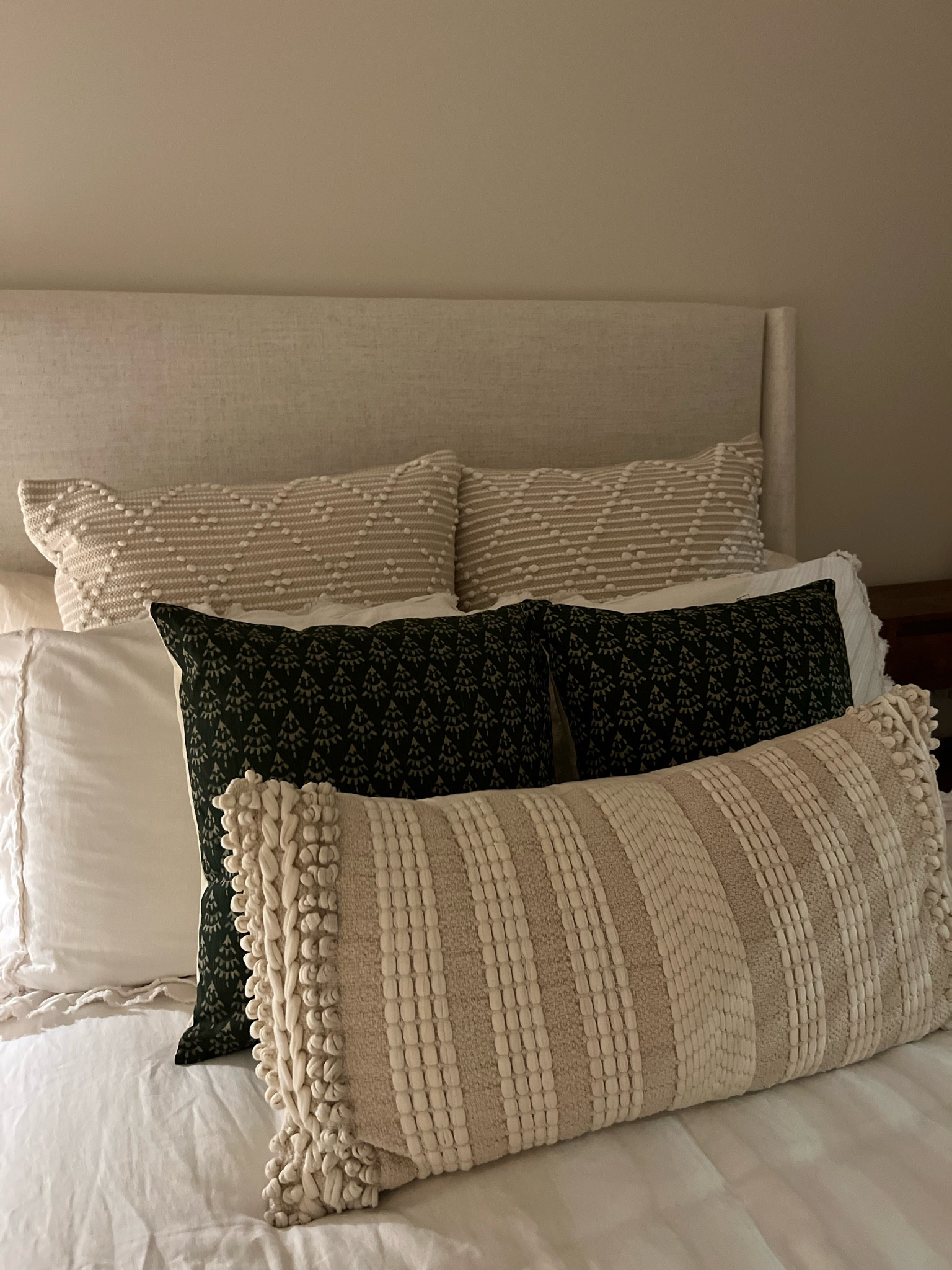 I added cute little Christmas pillows to my bed and I LOVE them! 🎄✨💌 I linked everything on my bed that I could, and found similar products if I couldn’t! Happy decorating! 

#LTKHoliday #LTKSeasonal #LTKhome