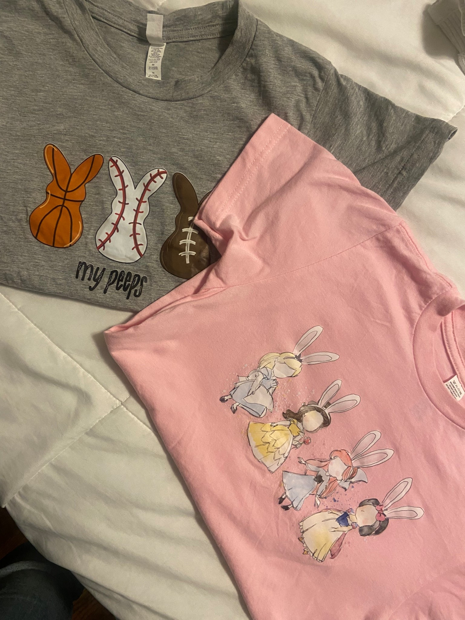 Easter - how cute are these?! Both come in more colors and baby through adult sizes.  Prices vary based on size. 


#babygift #kidgift #toddlergift #peeps #peepsshirt #princess #princessshirt #LTKKids #LTKSeasonal #LTKFamily #familymatching #under15 #etsy #easterbasketgift #budgetfriendly #salefinds #eastergift #giftunder15

#LTKSeasonal #LTKFindsUnder50 #LTKGiftGuide