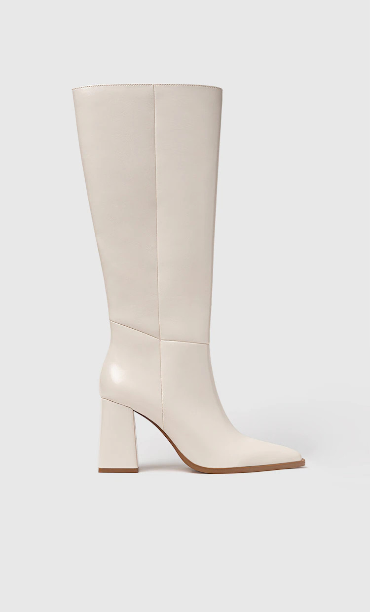 Heeled boots - Women's Wide Fit | Stradivarius United Kingdom | Stradivarius (UK)