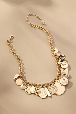 Chunky Coin Charm Necklace | Anthropologie (US)