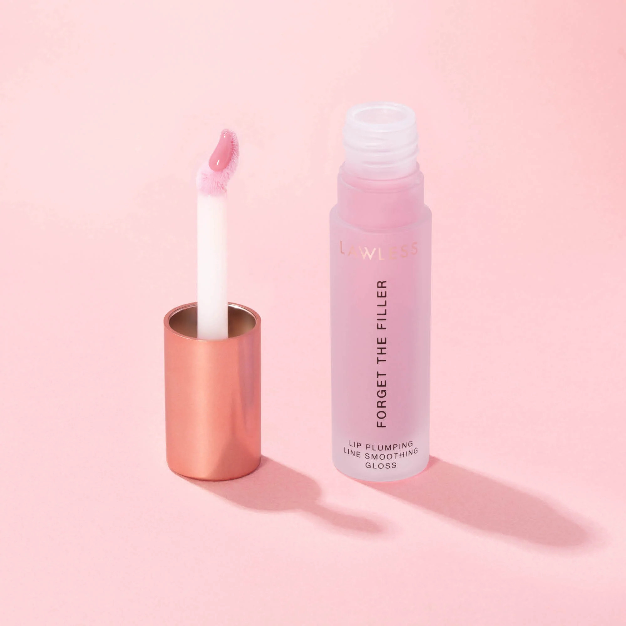 Forget The Filler Lip-Plumping Line-Smoothing Gloss | Lawless Beauty