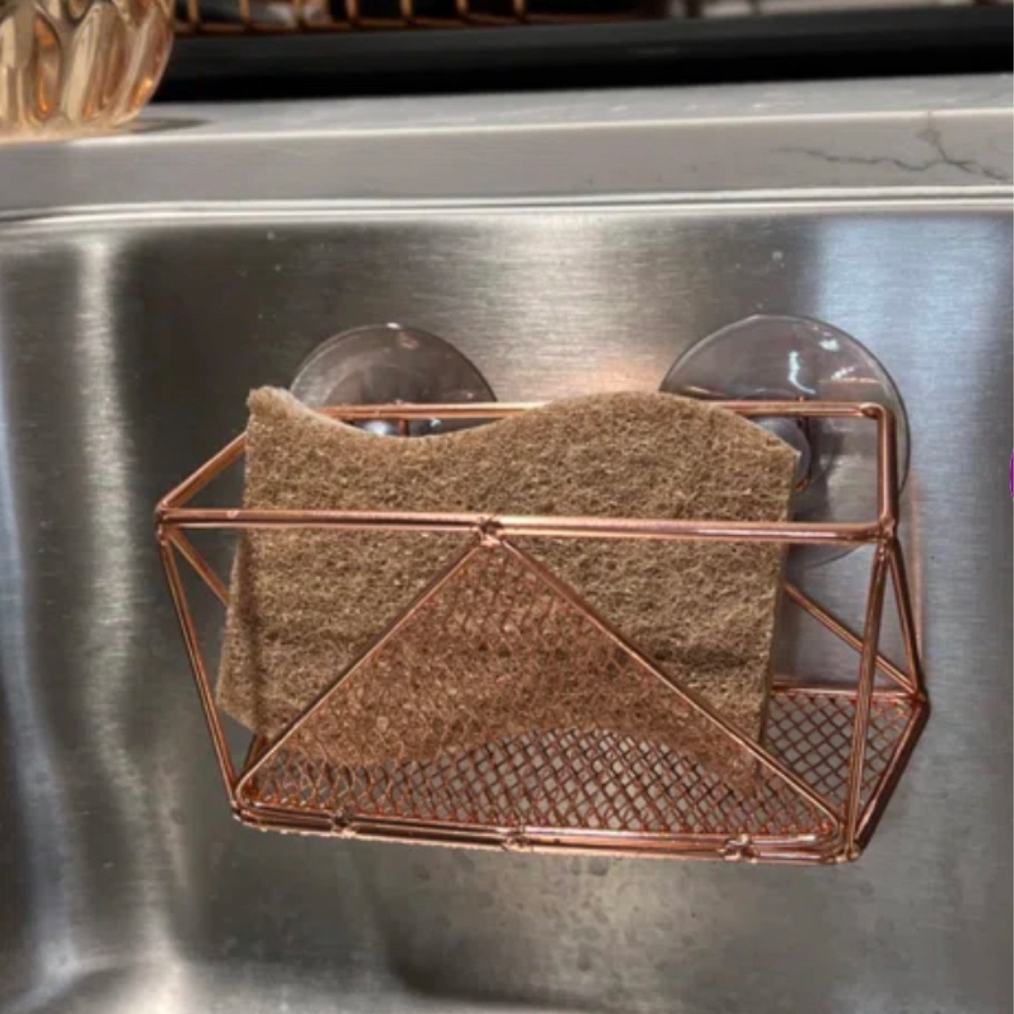 I guess I have sensory issues because I CANNOT stand touching a sponge that’s already wet. This sponge holder will keep them dry and off the bottom of the sink. Can’t wait for this! 

Apartment must haves, apartment storage, apartment kitchen 

#LTKhome #LTKFind #LTKunder50