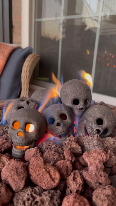 These ceramic skulls for my fire pit for this Halloween is the perfect addition. #skulls #halloweendecor 

#LTKSeasonal #LTKHalloween #LTKHoliday