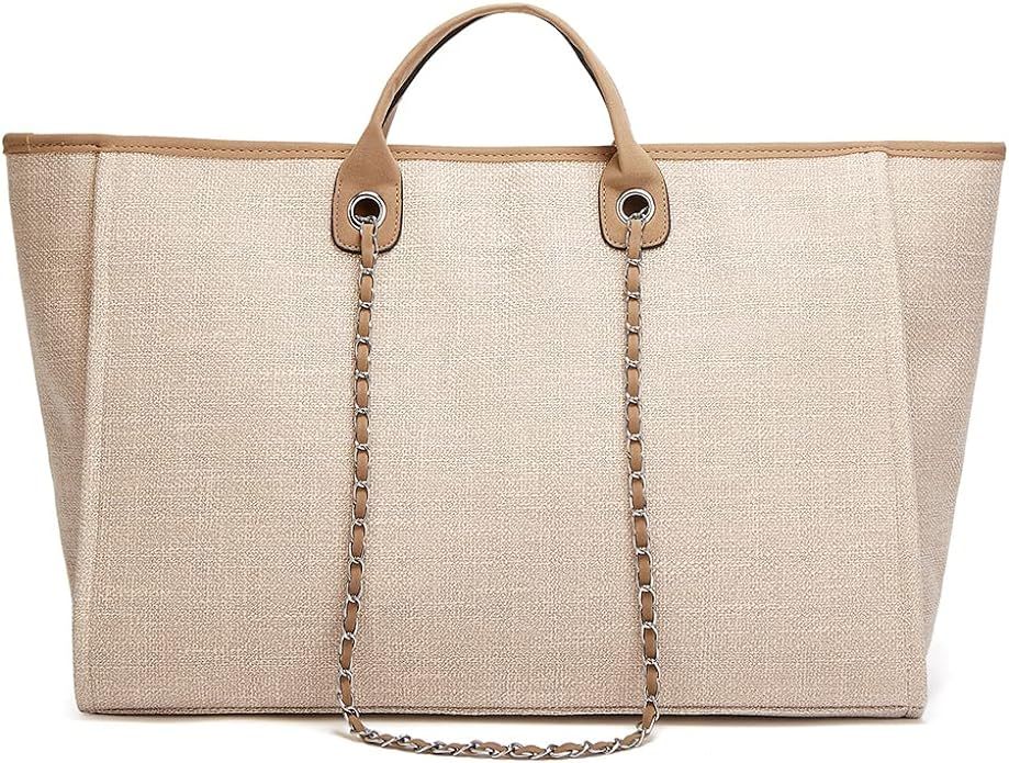 Tote Bag for Women Fashion Large Capacity Handbag Ladies Roomy Bag Big Canvas Hobo Bag Top Handle... | Amazon (US)