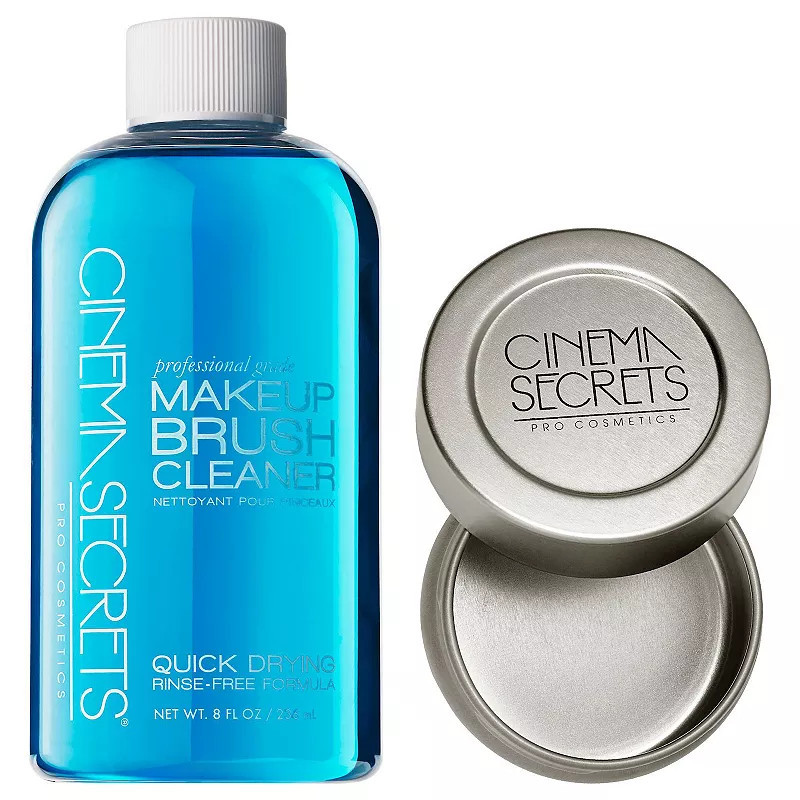 Cinema Secrets Makeup Brush Cleaner Pro Starter Kit, Size: 8 Oz, Brush Cleaner Blue | Kohl's
