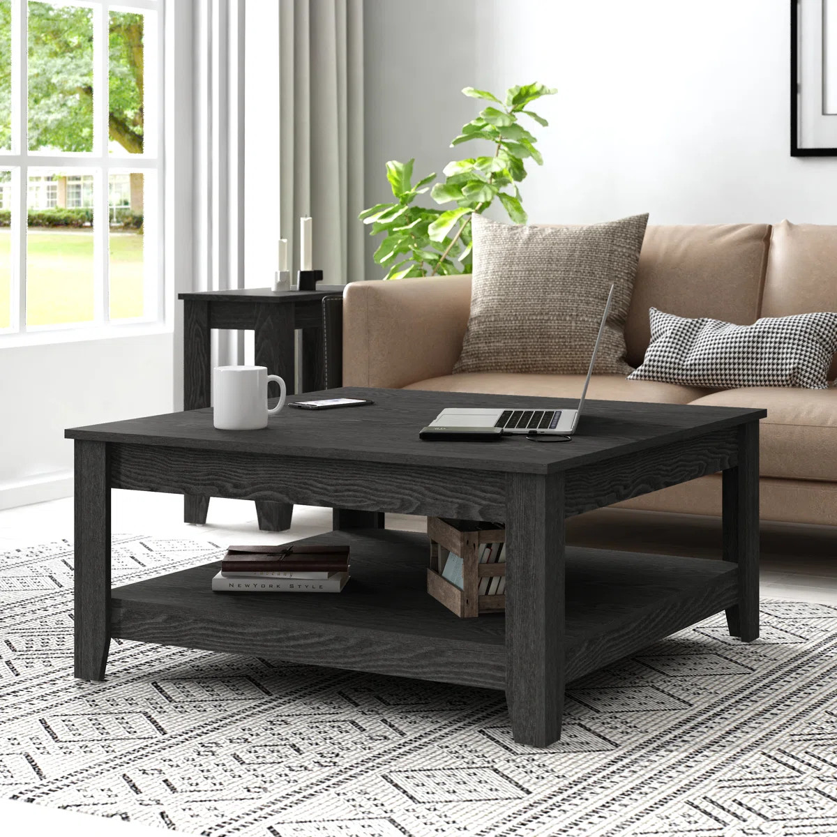 Weddel Basilico Coffee Table with Storage | Wayfair North America