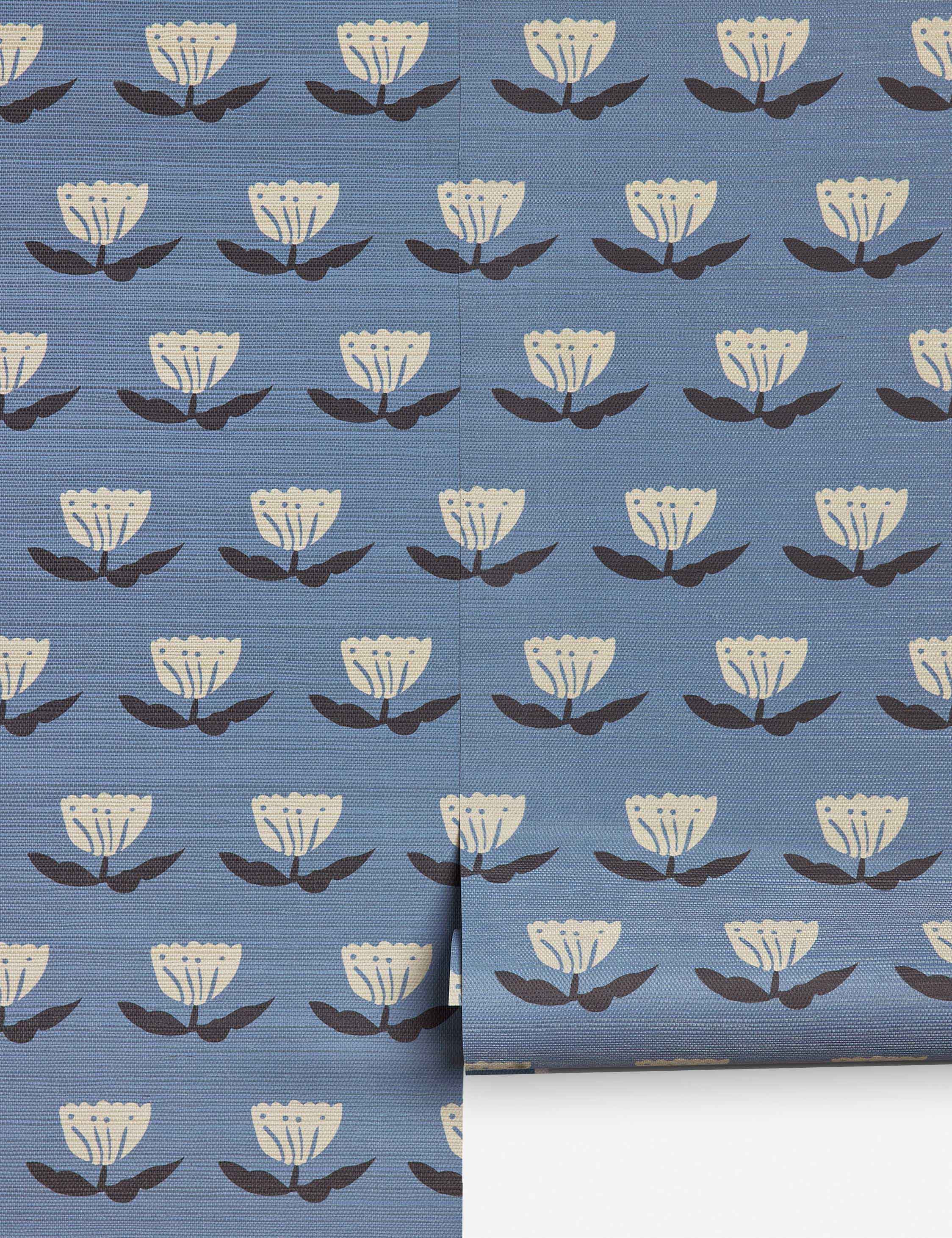 Janna Grasscloth Wallpaper by Sarah Sherman Samuel | Lulu and Georgia 