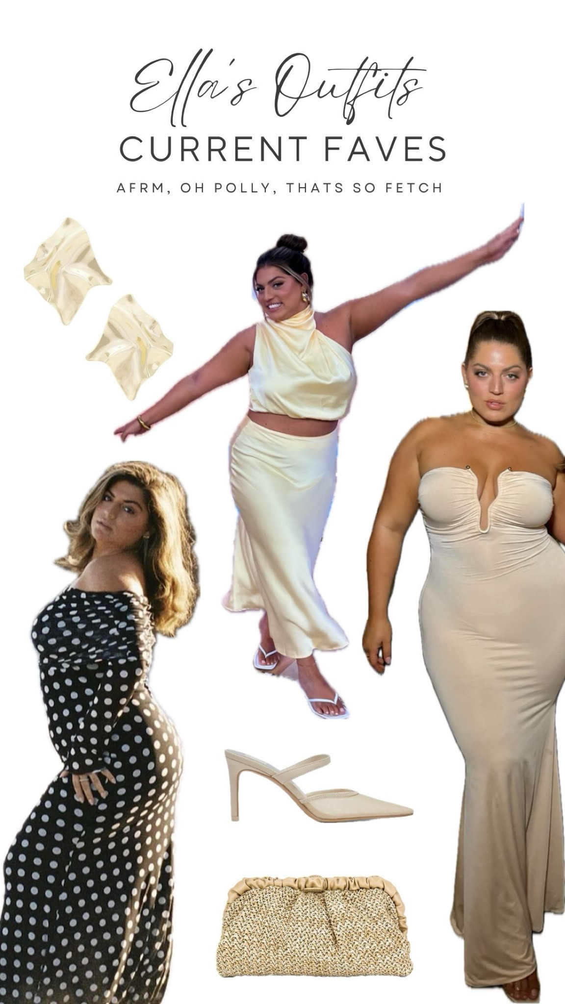 Hi besties!! Here’s a fun collection of all my favorite pieces in my closet that you’ve been LOVING.🤩

These outfits represent big moments in my career, such as being interviewed on NBC TV in this yellow set, and being featured in this AFRM dress for a Flaunt Magazine editorial!!👀🙏

Can’t wait to keep slaying my dreams while also looking cute doing it!💛 And now I want the same for all of YOU!! Lmk if you have any questions on these pieces or sizing :) 

#LTKSummerSales #LTKxNSale 

#LTKPlusSize #LTKSeasonal