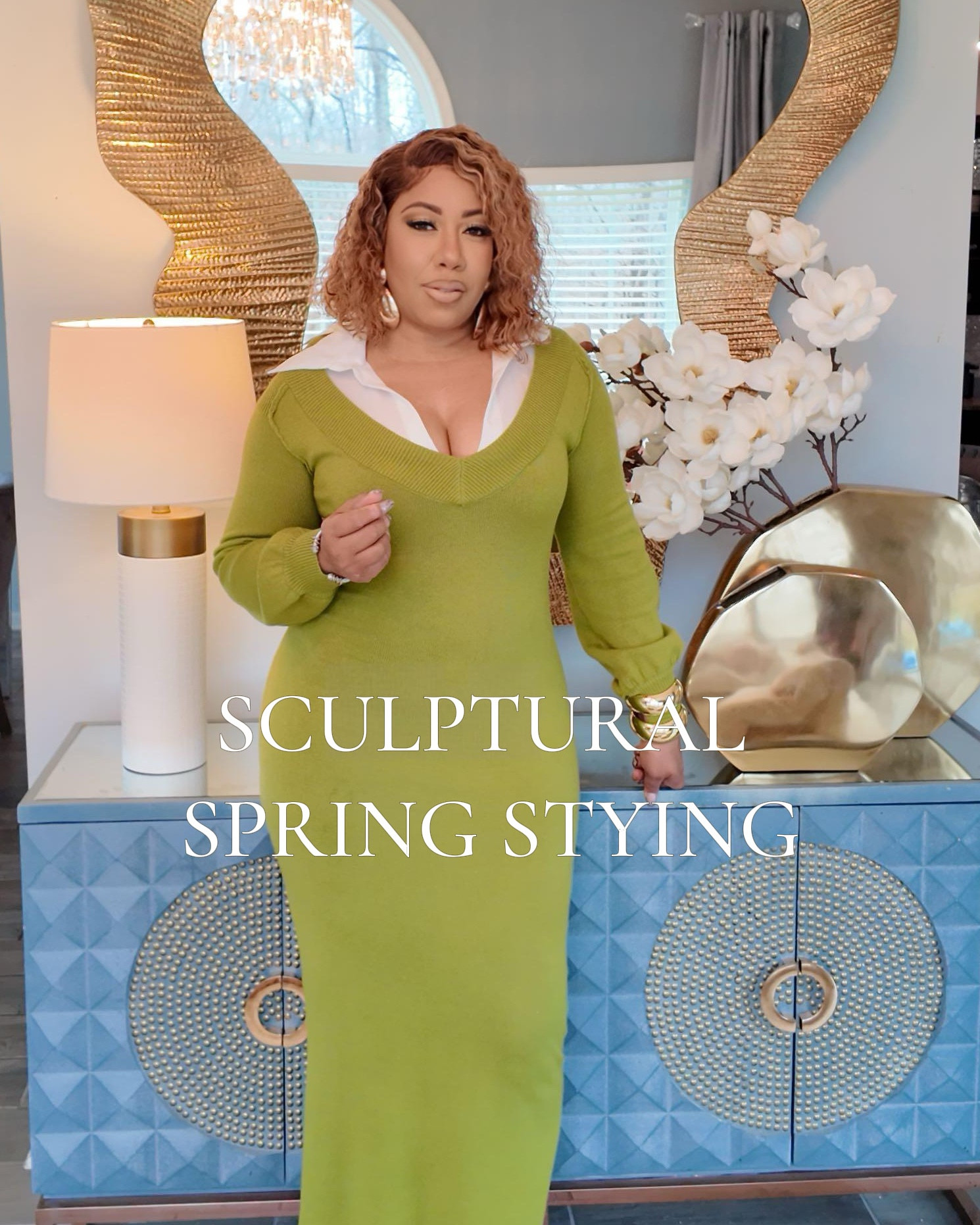 Elevating my sunroom for spring with sculptural, high-end pieces from Z Gallerie ✨

The Cara mirror completely transformed this wall, while the Cora velvet accent chairs added that soft, sculptural seating moment. I layered in the Gem vases on the console and finished the space with metallic woven pillows and embroidered lumbar pillows to tie everything together.

I love how the warm tones and textures flow throughout the room for a cohesive, elevated look.

Shop all the pieces from this refresh below 🤍

Use code HJ05 for 5% off on the Z Gallerie website
