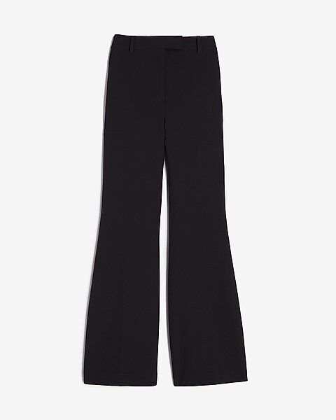 Super High Waisted Supersoft Twill Side Tab Flare Pant | Express