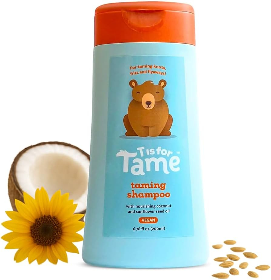 T is for Tame Baby Shampoo - Plant Based & All-Natural, Pediatrician and Dermatologist Tested, Sp... | Amazon (US)
