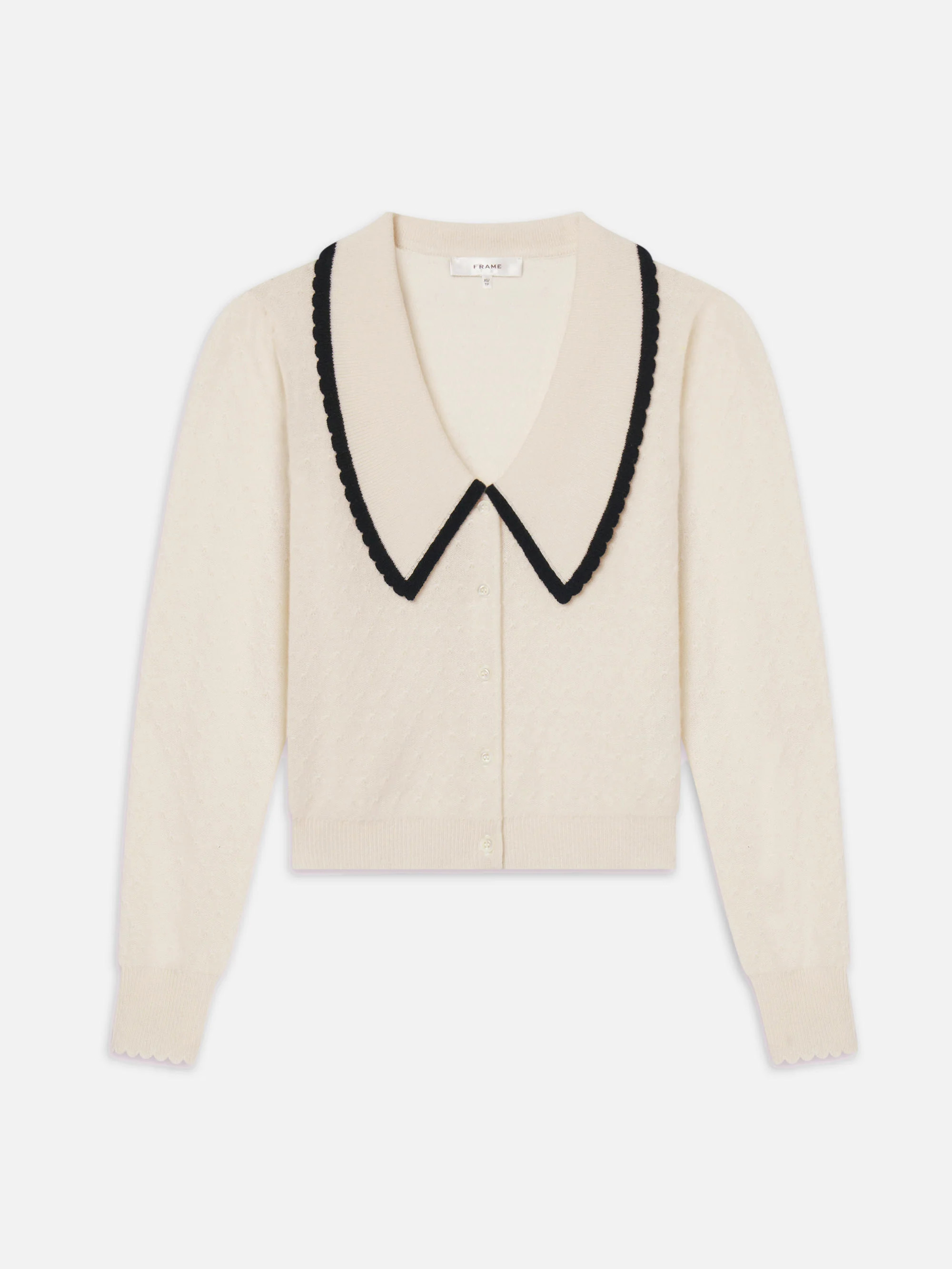 Cashmere Sailor Sweater -- Cream Multi | Frame Denim