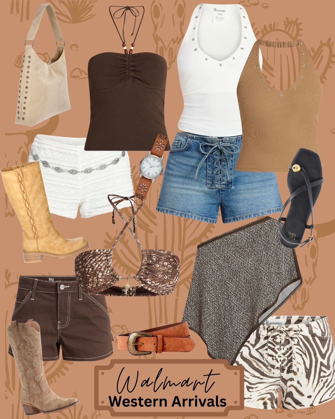Saddle up because Walmart’s western arrivals are TOO good right now 🤎✨ From studded tanks to lace-up denim and the cutest cowboy boots… these pieces are giving trendy western without the boutique prices 🤠🐆🌵 #LTKStyle #LTKFinds #WalmartFashion #WesternStyle #CowgirlStyle #WesternOutfits #WalmartFinds #CowgirlBoots #DenimShorts #SummerStyle #AffordableFashion #CountryConcertOutfit #WesternChic #OOTD #TrendingStyle

#LTKgrwm #LTKootd #LTKSeasonal