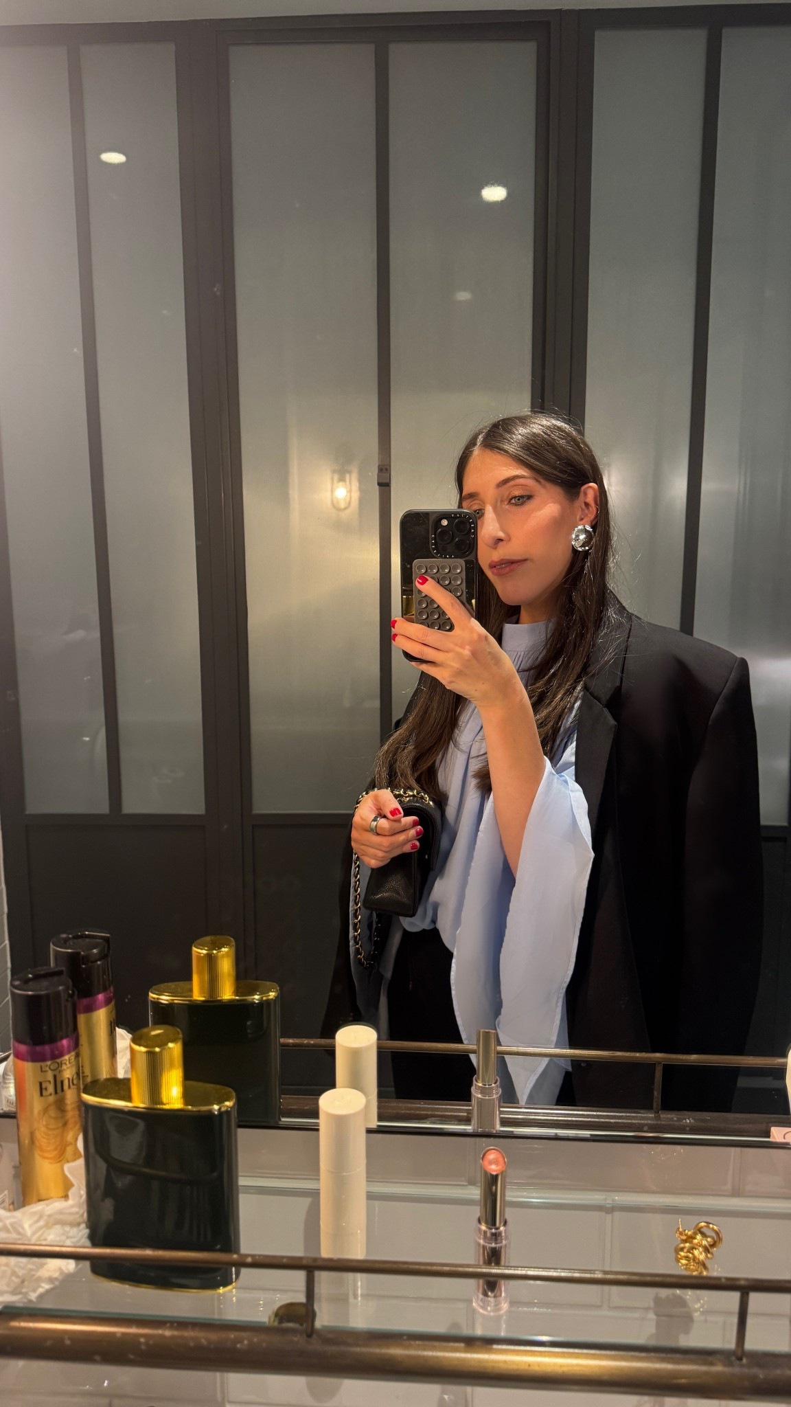 This macro sleeve blue blouse is a winner 

#LTKmidsize #LTKmodest #LTKstyletip