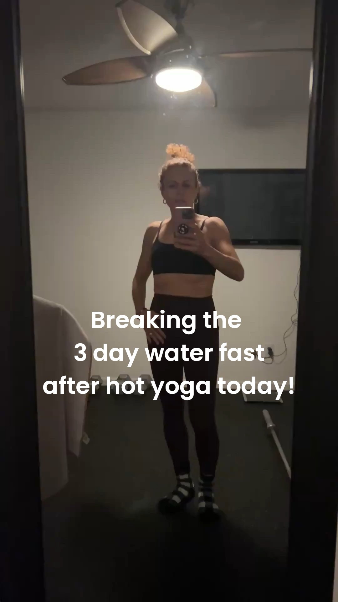 OOTD heading to hot yoga I’m wearing a size medium sports bra with size 4 Lulu leggings. This is day three of the three day water fast. We will break it after a hot yoga. I’m feeling great highly recommend. 1/4/26

#LTKActive #LTKootd #LTKmorningroutine