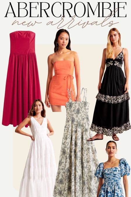 Abercrombie, new arrivals, summer dresses, cute outfits for spring and summer, dresses for Europe, Cas dresses, church dresses