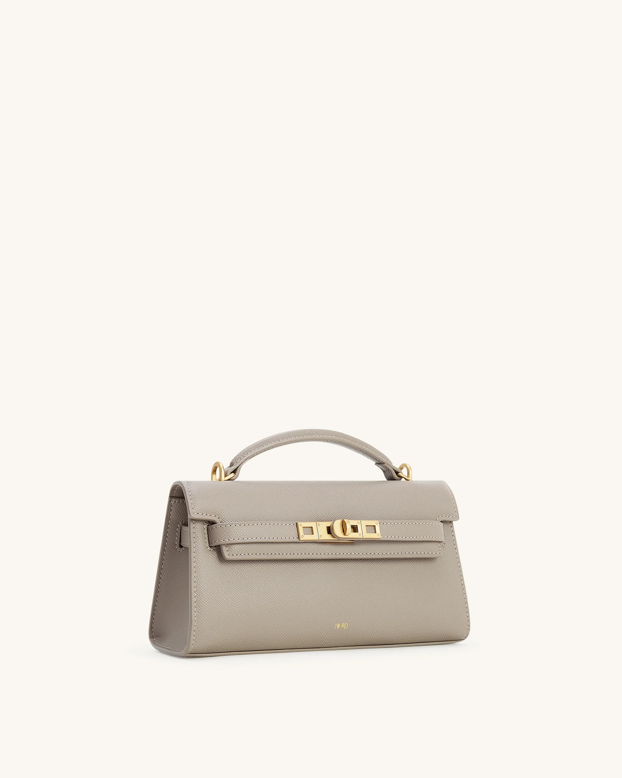 Noor Top Handle Bag - Elephant Gray | JW PEI US