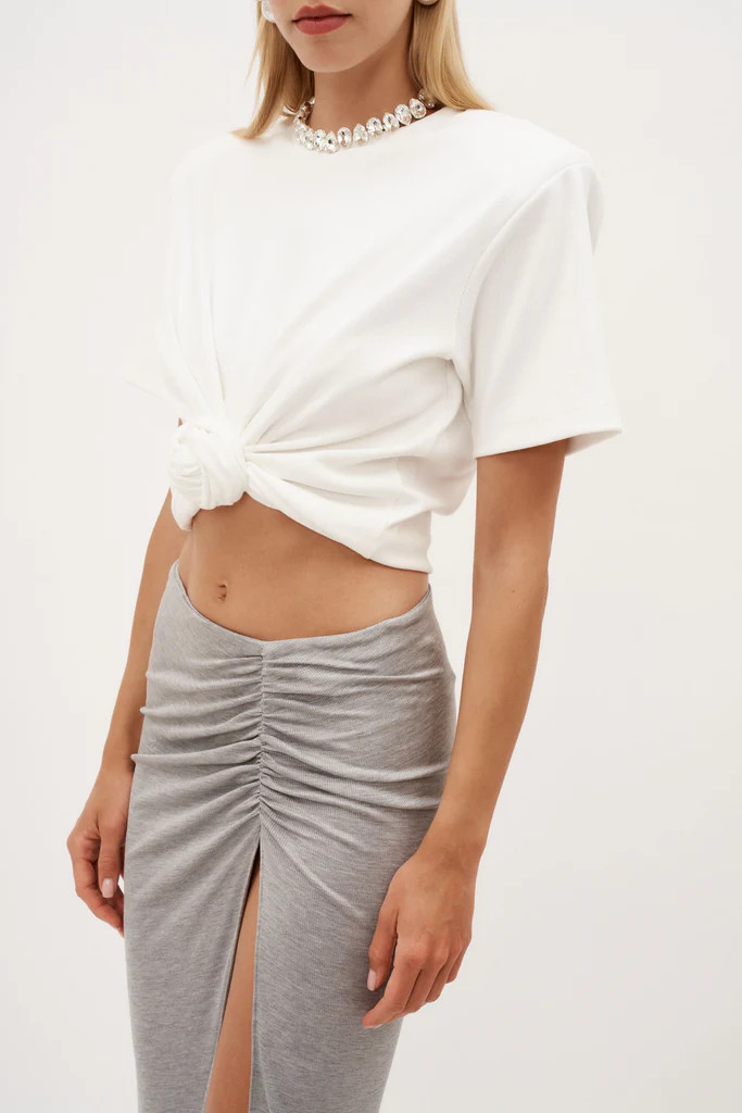Knotted Cream T-Shirt | Desordre (AU)