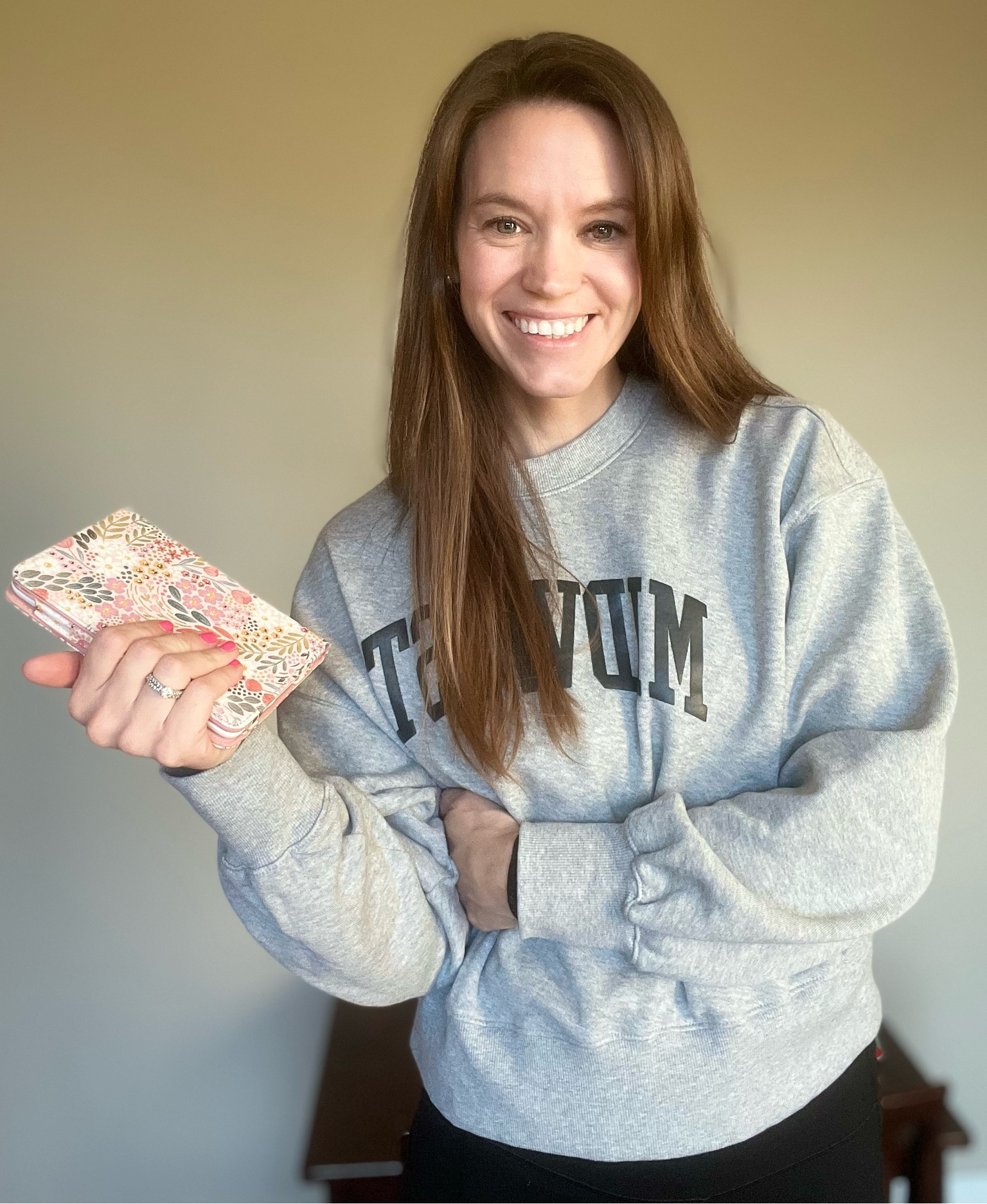 This sweatshirt is so cozy! It’s a little cropped so I wore a t shirt tucked in underneath and had no issues!

Also, how pretty is this kindle case?! It has a strap for your hand plus a stand that pops out!

#LTKFindsUnder50 #LTKSaleAlert