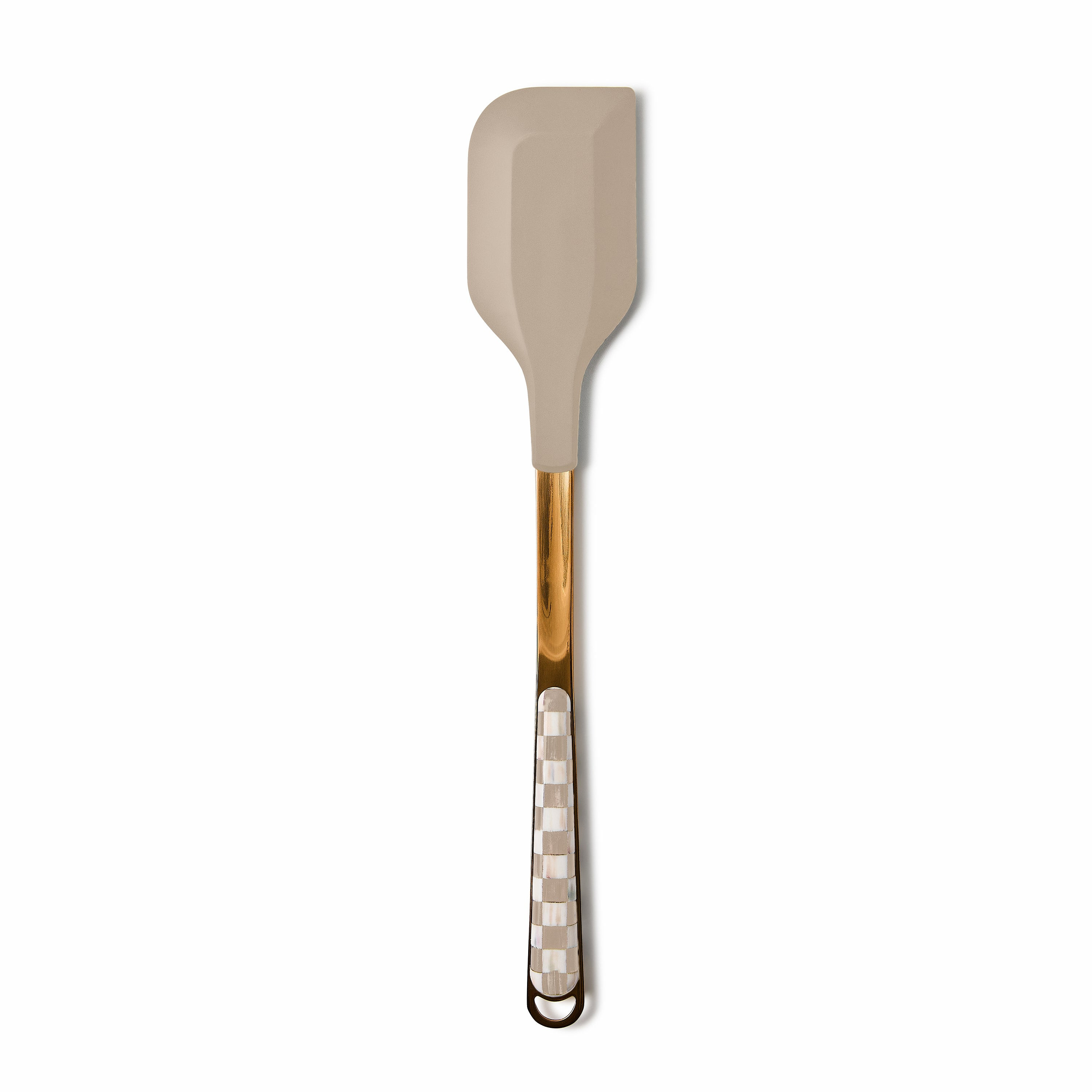 MacKenzie-Childs Mocha Check Spatula | MacKenzie-Childs