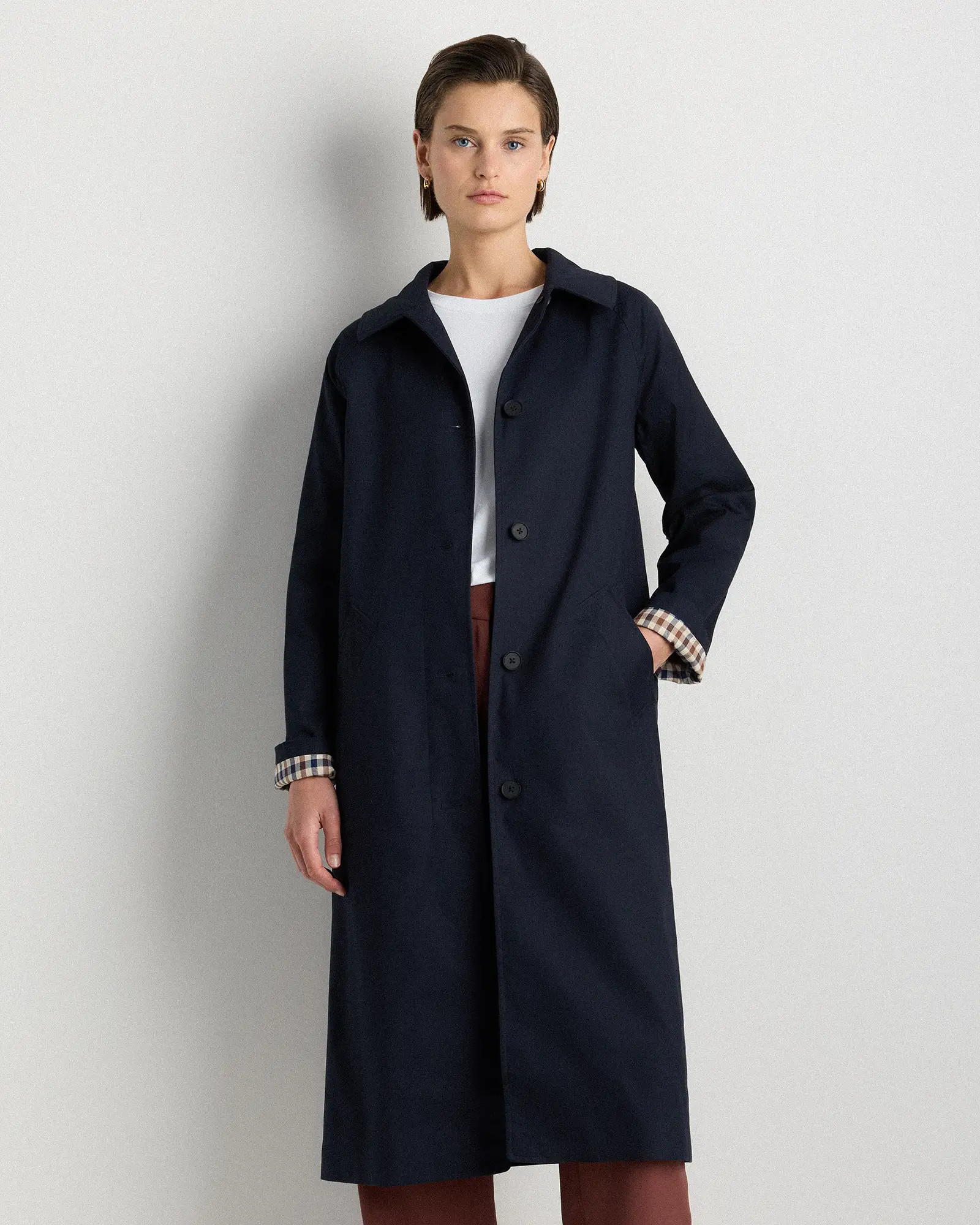 Comfort Stretch Mac Coat | Quince